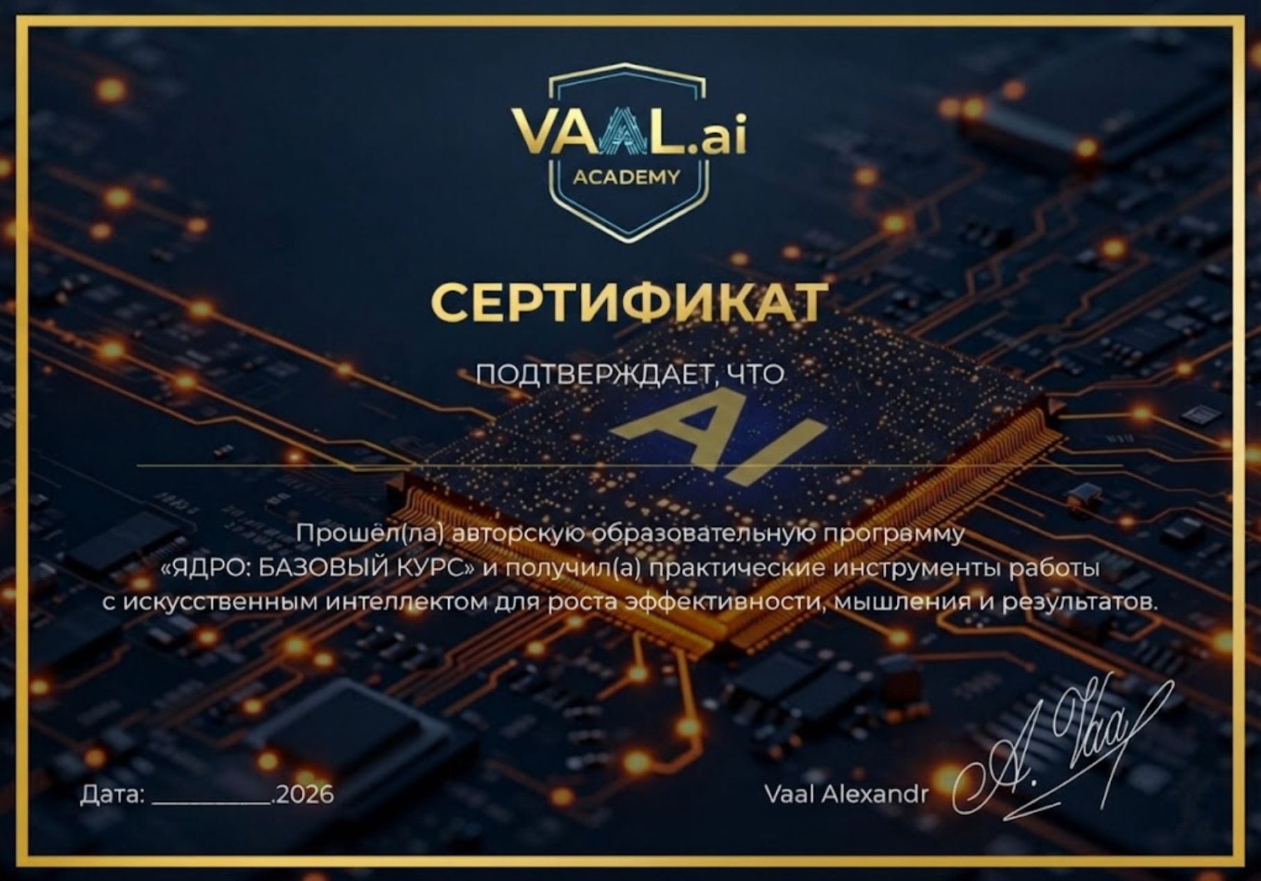 Сертификат